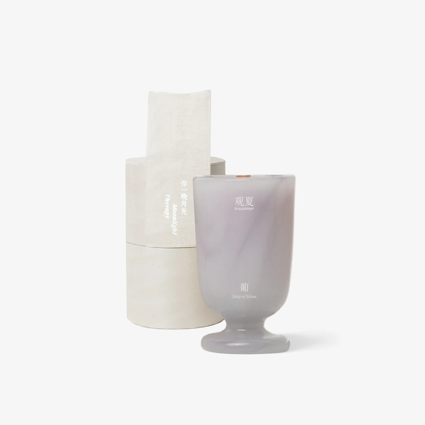 【NEW】DROP OF MOON SCENTED WOOD WICK CANDLE - Autumn Limited