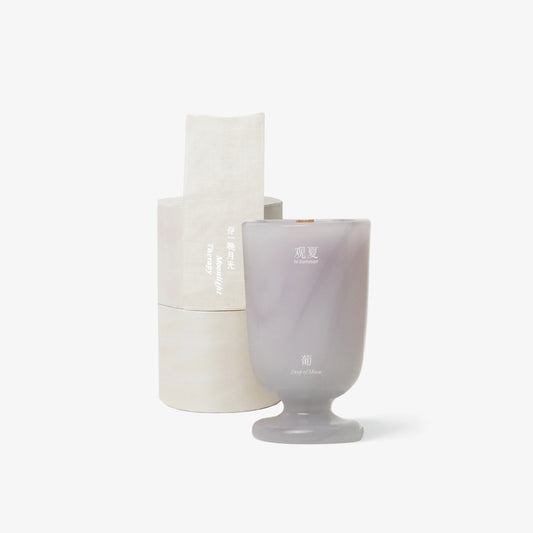 【NEW】DROP OF MOON SCENTED WOOD WICK CANDLE - Autumn Limited
