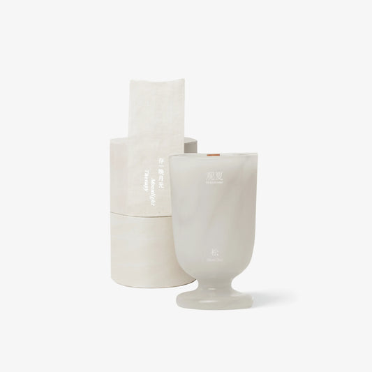 【NEW】MOON GLOW SCENTED WOOD WICK CANDLE - Autumn Limited